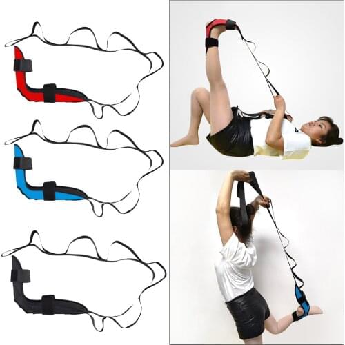 Leg Stretcher Yoga Stretch Strap Calf Stretching Strap For Yoga Cheer Dance Gymnastics Pilates Trainer Tape Hamstring Stretching