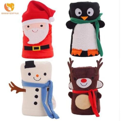 Christmas Soft Blanket Cute Cartoon Xmas Sofa Bed Blanket Decoration Woman Kids Gift Warm Blanket Home Textiles DOGGYZSTYLE