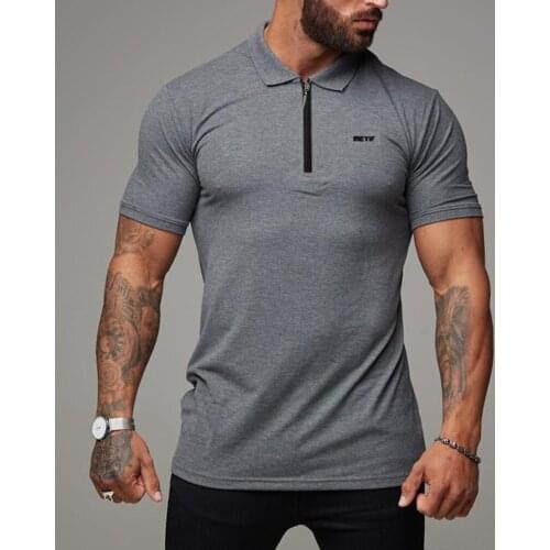 KANCOOLD Shirt Mens Summer New Style Fashion Sports Fitness Tee Turn Down Collar Short Sleeves Blouse Top shirts for men Jun24