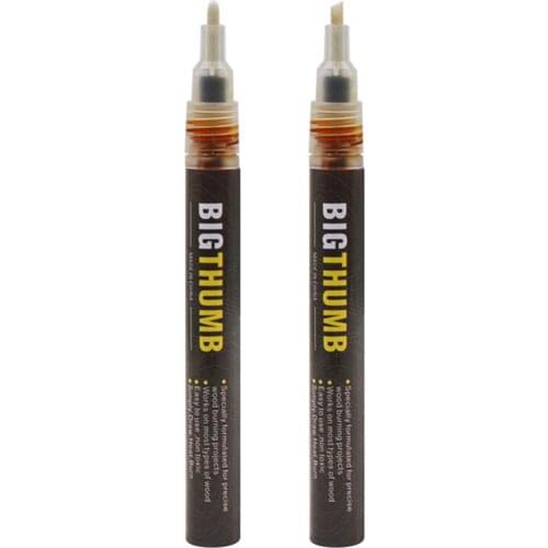 Wood Burning Pen Marker - Chemical Wood Burning Marker - Scorch Pen For DIY Wood Projects, Easy And Safe - (3mm) Fine Tip Wood B