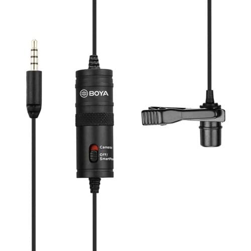 BOYA Omnidirectional Lavalier mini Microphone for Canon Nikon Sony DSLR Camcorder Audio Recorders Phone Photography Accessories