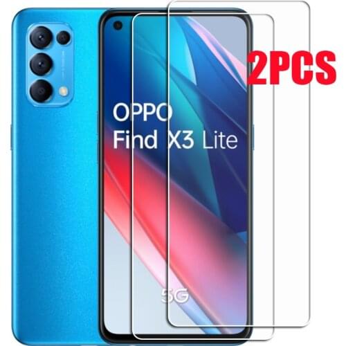 For OPPO Find X3 Lite Tempered Glass Protective ON X3Lite CPH2145 6.43INCH Screen Protector Phone Cover Film