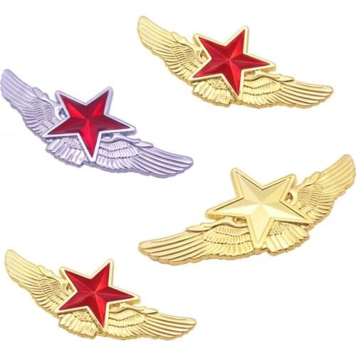 1pcs 3D Chrome Metal Pentagram Wing Ear Tailgate Window Emblem Badge Tuning Motorcycle Car Sticker Auto Car Accessories