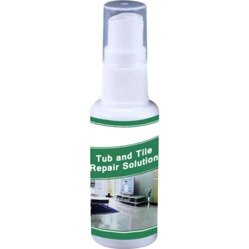 30g Bathtub Tile Repair Spray Scratch Repair Ceramics Kitchen Sink Cleaner Tools Kitchen Liquid Cleaner Scratch V7N5