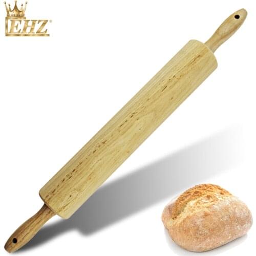 EHZ Wooden Rolling Pin 20.5 Inch Baking Pizza Pastry Dough Pie Crust Cookie Kitchen Bakers Cuisine Utensil Baking Tools Gift