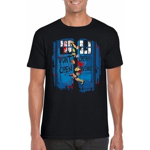 Dr Who T-Shirt Dont Open Dead Inside Walking Dead