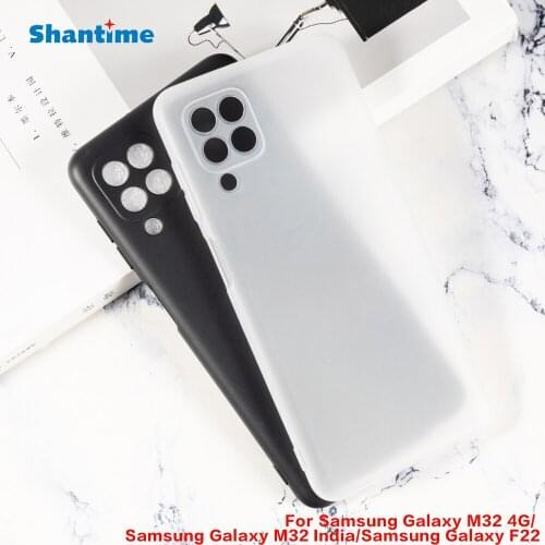 For Samsung Galaxy M32 4G Gel Pudding Silicone Phone Protective Back Shell For Samsung Galaxy M32 India Galaxy F22 Soft TPU Case