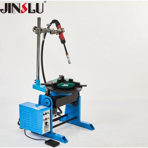 HD-30 Welding Positioner Turn Table Tube Welder Center Hole 25mm with Torch Holder WP 200 semi-automatic welding