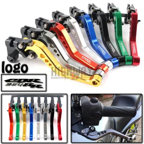 Motorcycle Brake Handle Bar Lever CNC Aluminum Short Adjustable Brake Clutch levers For Honda CBR954RR CBR 954 RR 2000-2003