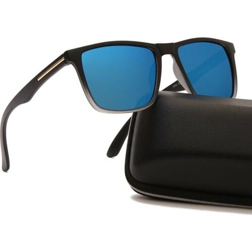 Square Unisex Vintage Polarized Sunglasses Men Women Famous Brand Designer Driving Sun Glases UV400 Polaroid Mirror Sunglass