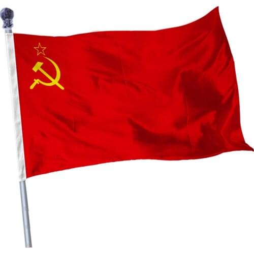 150*90CM Red Soviet Socialist Republics USSR Flag Banner Indoor Outdoor Home Decor