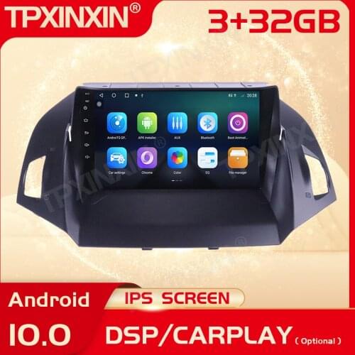 2 Din Carplay Android Radio Receiver Multimedia For Ford Kuga Escape 2012 2013 2014 2015 2016 2017 2018 2019 Recorder Head Unit