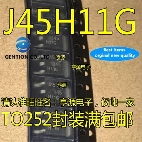 20Pcs MJD45H11T4G TO252 J45H11G in stock 100% new and original