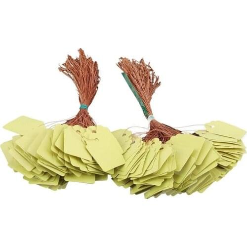200Pcs Plant Hanging Tag Waterproof Plastic Labels Reusable Garden Markers Blank Nursery Seed Name Tags With Strings