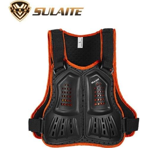 2020 Childrens Professional Motorcycle Armor Vest Chest Spine Back Protector Protective Gear for Dirkbike Motocross Ice Skiing