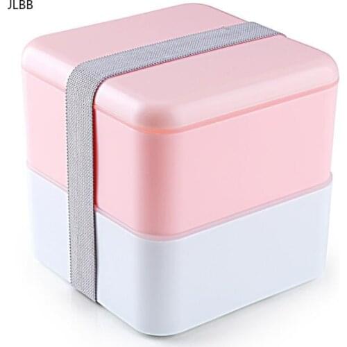 3 Colors 1200ml Double Layer Lunch Box Large Capacity Microwave Oven Lunch Bento Boxes Dinnerware Lunchbox BPA Free