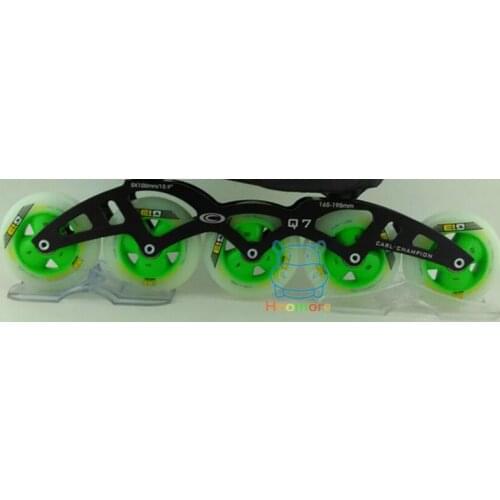 5X90mm 5X100mm 5X110mm Q7 Inline Speed Skates Frame with G13 MATTER F1 Skating Wheel with ILQ-11 High Speed Bearings 5 Wheels