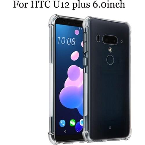 For HTC U12 plus Case cover Soft Transparent TPU Cover Phone Cases For HTC U12plus Case For HTC U12+ U12 + back cover shell