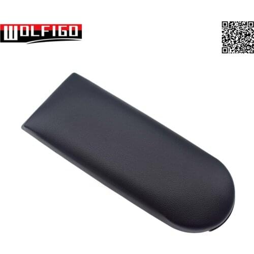 Black Leather Center Console Armrest Cover Lid 18D867173 3B0867173 For VW JETTA GOLF MK4 BORA BEETLE PASSAT B5 Armrest Cover