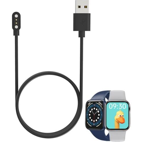 Smartwatch Dock Charger Adapter USB Fast Charging Cable Cord Wire for HW12 40MM HW16 44MM Wristwatch Smart Watch Accessories