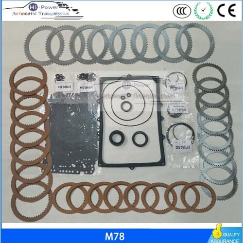 M78 Automatic Transmission gearbox parts rebuild master kit friction kit and steel kit For Ssangyong 6 Speed