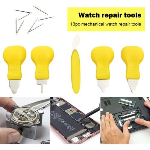 13pcs Professional Watch Opener Knife Back Case Cover Remover Prying Battery Replacement Tool for Watchmaker Repairing Tools#20