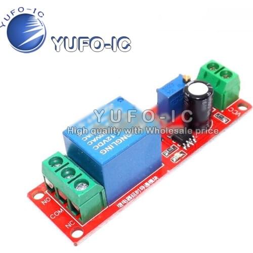NE555 delay module Monostable switch Delay on/off switch (12V) Automotive electrical delay