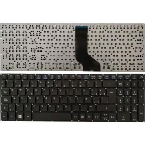 New Laptop Spanish Keyboard for ACER Aspire E5-523 E5-523G E5-553 E5-553G E5-575 E5-575G E5-575T E5-774 Black SP Keyboard