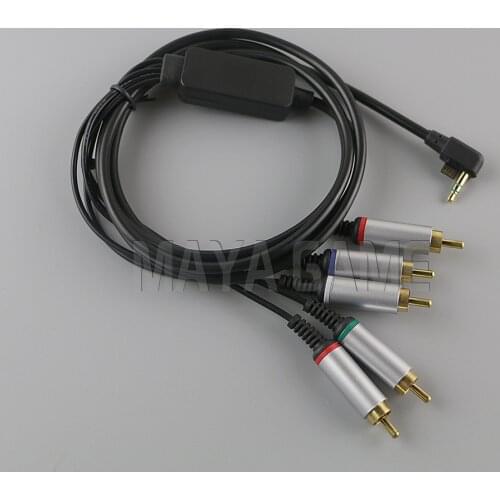OCGAME 8pcs/lot high quality Color Cord Video and Audio Cable Component AV Cable /Game Cable for PSP 2000 3000 PSP2 PSP3 9141