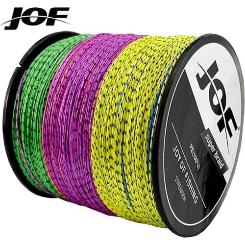 JOF Multifilament Braided Fishing Wire300M 8 Strands Super Strong Line Carp Multicolor Accessories PE