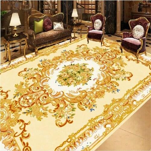 Custom Large wallpaper 3d wall murals HD beige stone European style ceiling European style floor painting Papel de parede обои