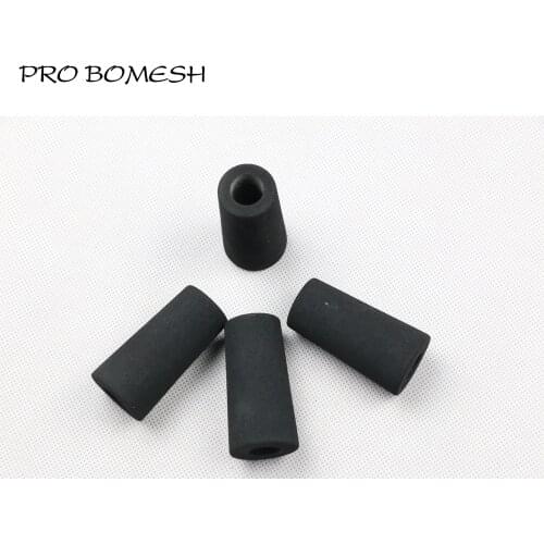 Pro Bomesh 4Pcs/Pack 6cm 5.9g Inner Diam 14.5mm EVA Rear Grip Split Grip DIY Fishing Rod Building Component Repair Rod Pole
