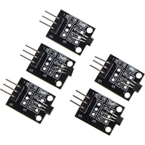 5pcs KY-003 A3144 Standard Hall Magnetic Sensor Module Works For Arduino Boards