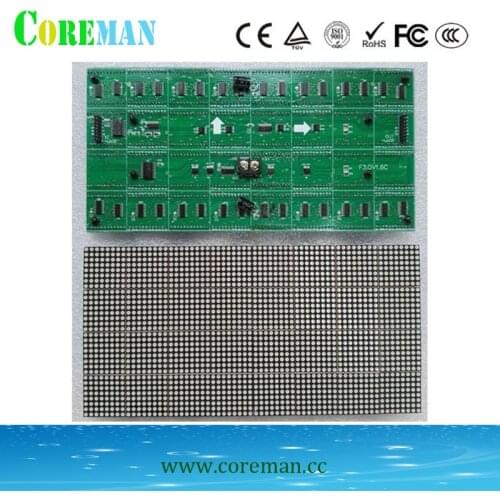 High quality f3.75 P4.75 Indoor dual color 1R1G LED Display Screen module Dot Matrix Board 304mm*152mm 64*32pixels HD-E42