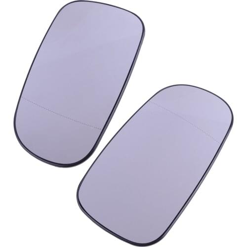 1Pair Car Side Rearview Door Mirror Glass Heated 12795612 12795603 Fit for SAAB 9-3 9-5 2003 2004 2005 2006 2007 2008 Wide angle