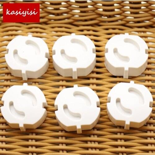 100pcs/Lot White ABS Baby Safety Plug Socket Protective Cover
