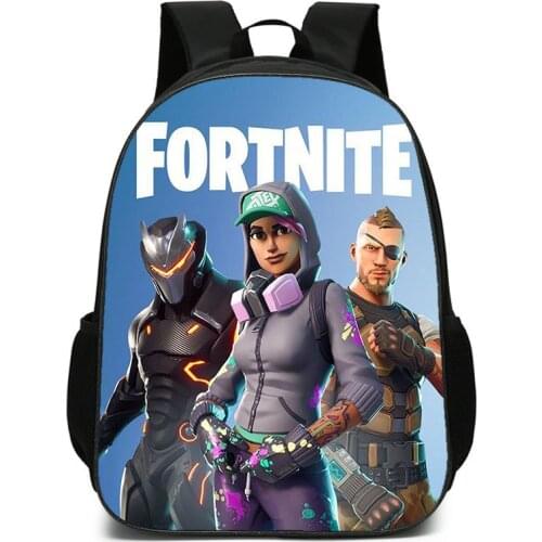 16 Inch FORTNITE Backpack Games Schoolbags Girls Boys Children School Bags Primary Toddler Mochila Infantil