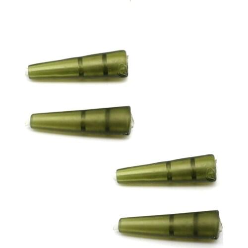 20PCS Mini Anti Tangle Sleeves Rubber Quick Change Hook Sleeve Micro Buffer Tube Carp Bream Tench Coarse Fishing Terminal Tackle