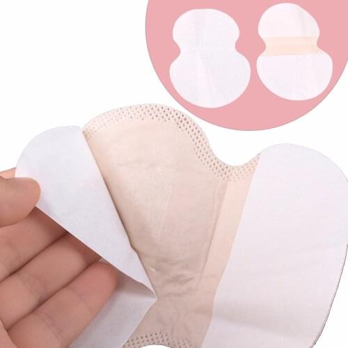 50pcs/Set Underarm Sweat Pad Clothing Perspiration Pads Anti Sweat Sticker Shield Absorb Sweat Deodorant Armpit Sweat Shield Pad