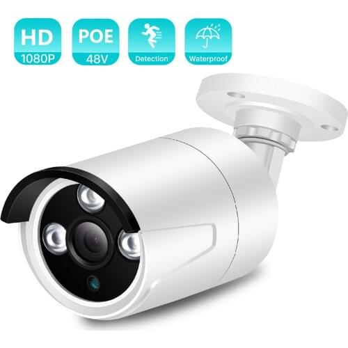 BESDER Full HD 1080p IP Camera Metal Case IP67 Waterproof Home Security Camera System ONVIF 25m Night Vision P2P RTSP XMEye
