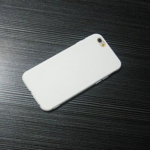 Pure white matte TPU soft case for iPhone6 flexible anti-knock thickness all around protective cover for iPhone6S