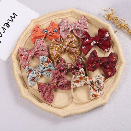 Baby Bow Tie Hairband Elastic Nylon Headband Wholesale 15pcs Or 20pcs Girl Hair Accessories European American Bowknot Circle