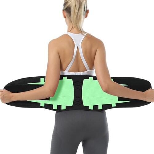 New Design Adjustable Neoprene Double Pull Lumbar Support Belt Back Brace Waist Disc Herniation Orthopedic Posture Corrector Men