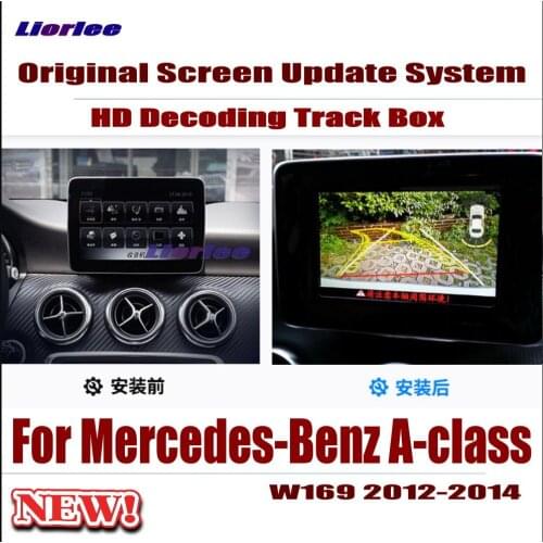Original Car Screen Update Decoder For Mercedes-Benz A-class W169 2012-2014 Parking Rear view Camera Carplay Adapter Cable
