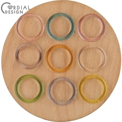 Cordial Design 23*23MM 200pcs Earrings Accessories/DIY/Hand Made/Round Shape/Acrylic Bead/Jewelry Findings & Components