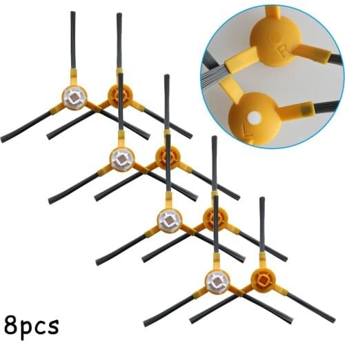 8 X Side Brushes For Intelligent Robot Vacuum Cleaner ABIR X5,X6,X8 Robot Vacuum Cleaner Side Brush Household Cleaning Replace