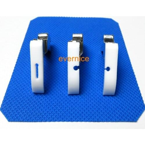 High Shank Teflon Narrow Zipper Foot Set - Center, Left & Right Presser Foot