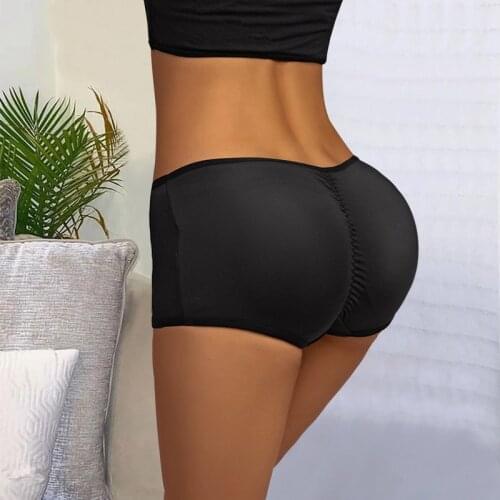 Women Sponge Padded Push Up Panties Buttocks Butt Lifter Fake Ass Briefs Butt Hip Dip Shaper Enhancer Seamless Control Panties