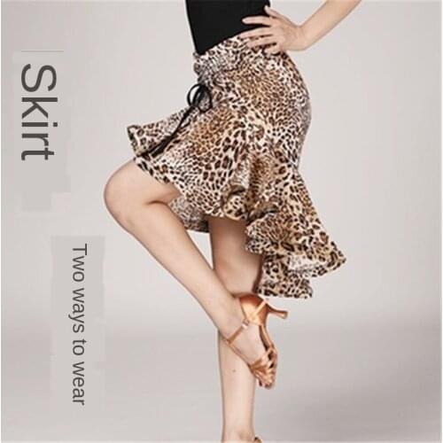 2021 New Latin Dance Skirt Women/Lady Competition Fishtail Dress Ballroom Cha Cha Salsa Rumba Dancing Dress for Dancer S/M/L/XL