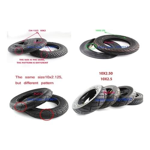 10x2 10x2.125 10x2.25 10x2.50 tire 10x2/2.0/2.25/2.50 tyre tube tire Electric forScooter Balancing Hoverboard self Smart Balance